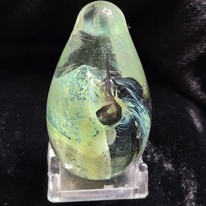 Erin Glass, Made in Ireland glass art paperweight